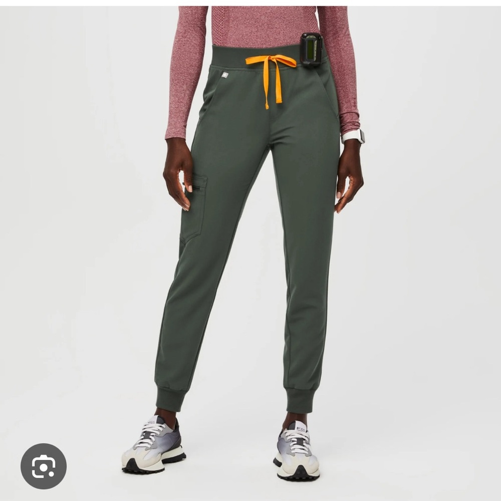Figs Zamora high waisted moss XS (BRAND NEW NEVER WORN)